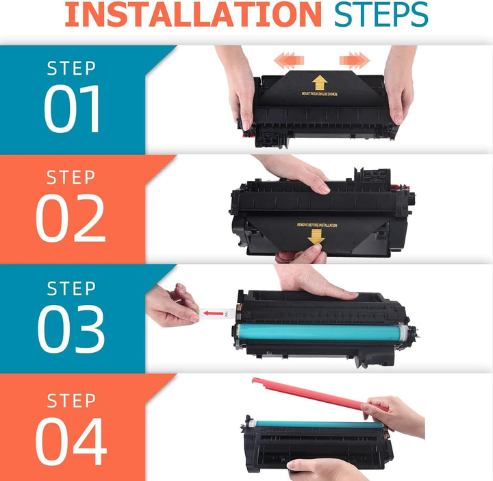 inkalfa Kompatibel für HP 80A CF280A 80X CF280X Toner Laserjet Pro 400 M401a M401dn M401n M401dw M40