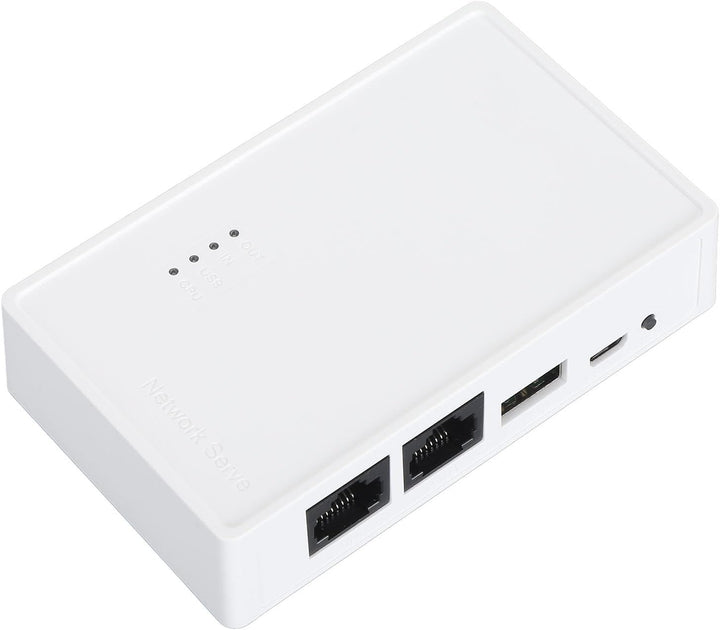 Plyisty USB-Wireless-Druckserver, Druckserver mit 10/100 Mbit/s LAN/Bridge, Unterstützt Kabelgebunde