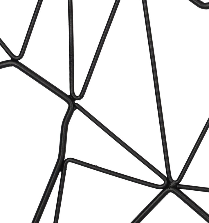KOTARBAU® Metall-Wand-Deko Geometrische Wanddekoration Metall Katzen-Bild, Katzen-Bild