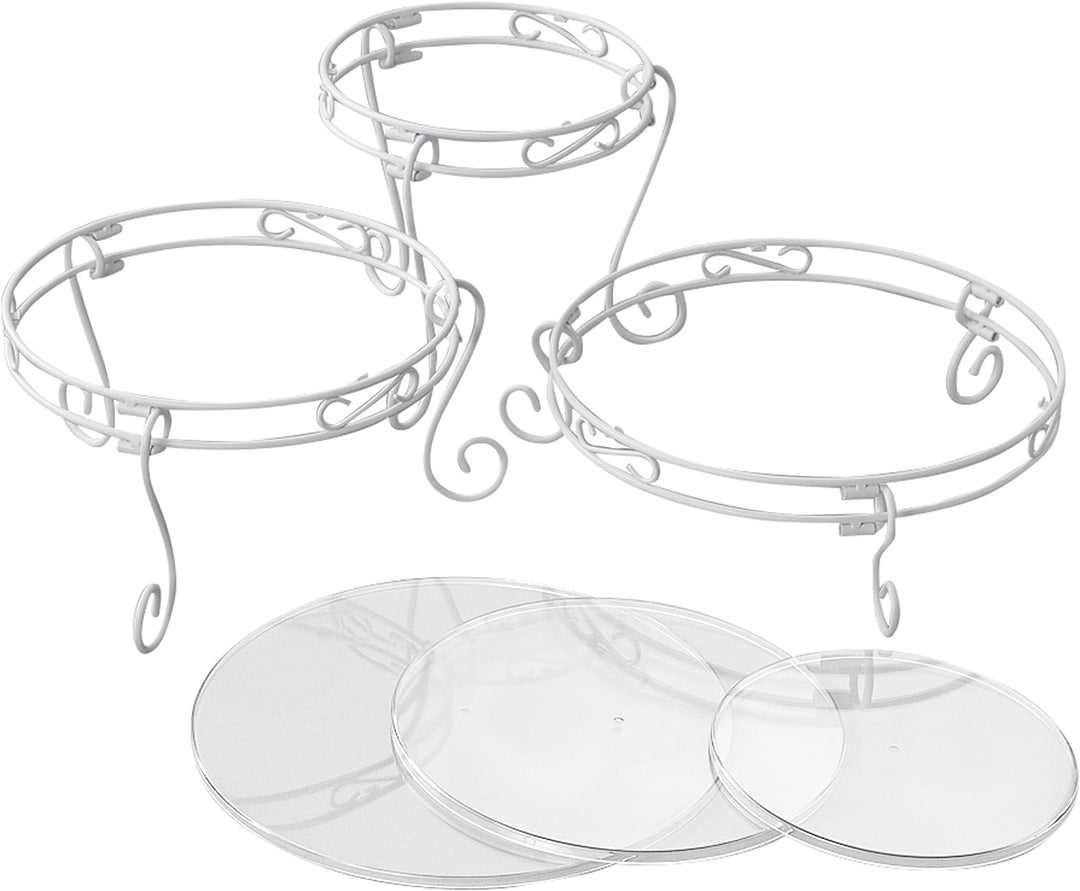 Wilton Weisser Tortenständer und Dessert-Display-Set, 15-teilig