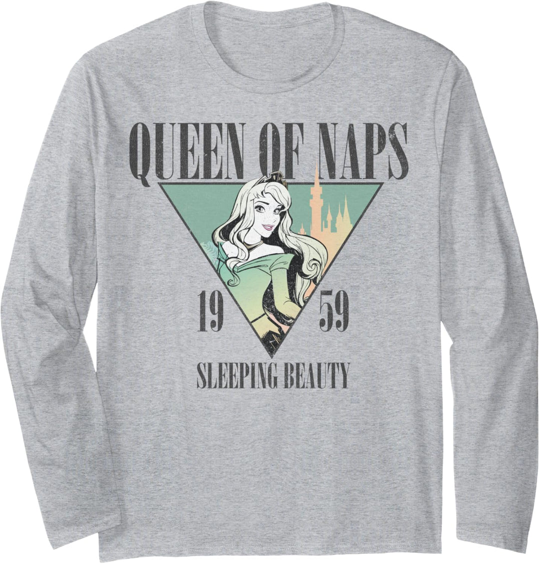 Disney Sleeping Beauty Aurora Queen Of Naps Langarmshirt
