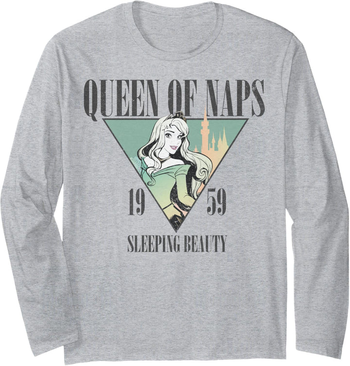Disney Sleeping Beauty Aurora Queen Of Naps Langarmshirt