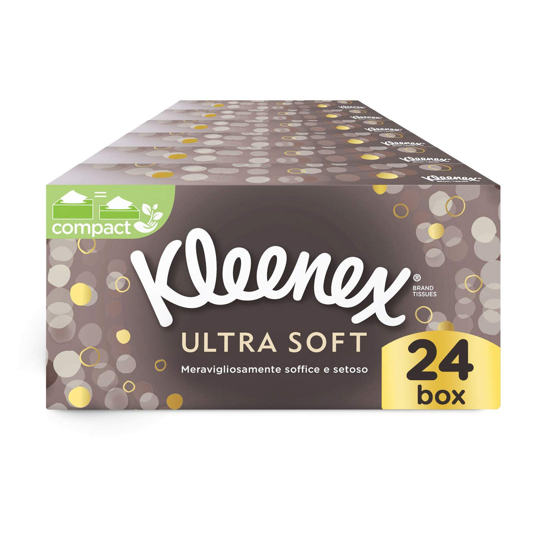 Scottex Ultra Soft Box Taschentücher, 24 Boxen mit 80 Taschentüchern