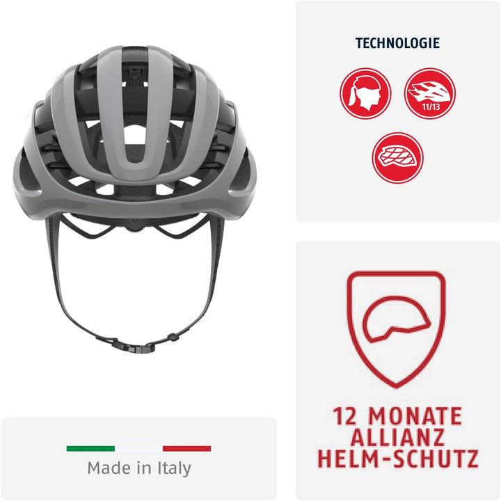 ABUS Rennradhelm AirBreaker - High-End Fahrradhelm für den professionellen Radsport - für Jugendlich