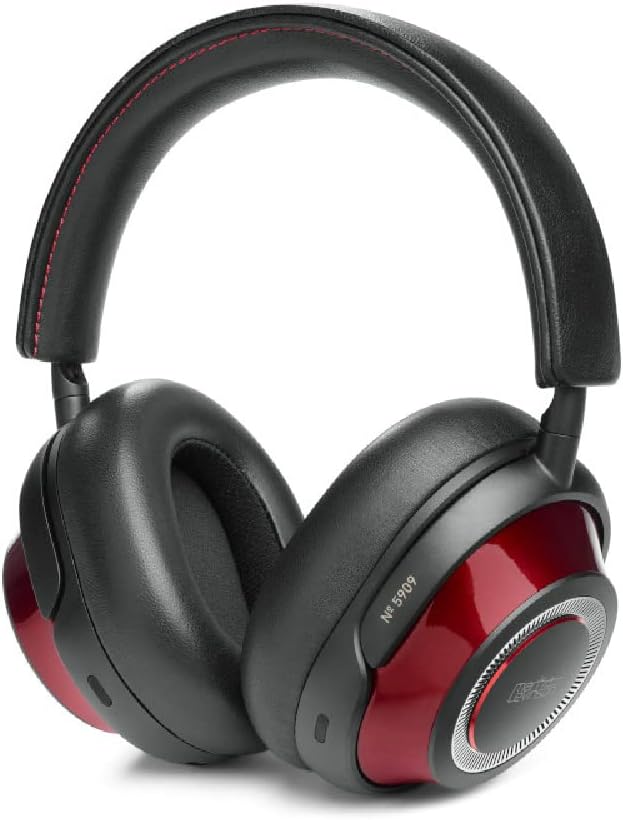 MARK LEVINSON Nr. 5909 - Hochauflösende kabellose Kopfhörer mit aktiver Geräuschunterdrückung (rot)