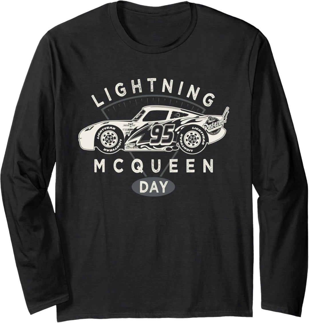 Disney and Pixar's Cars 95 Profile Lightning McQueen Day Langarmshirt