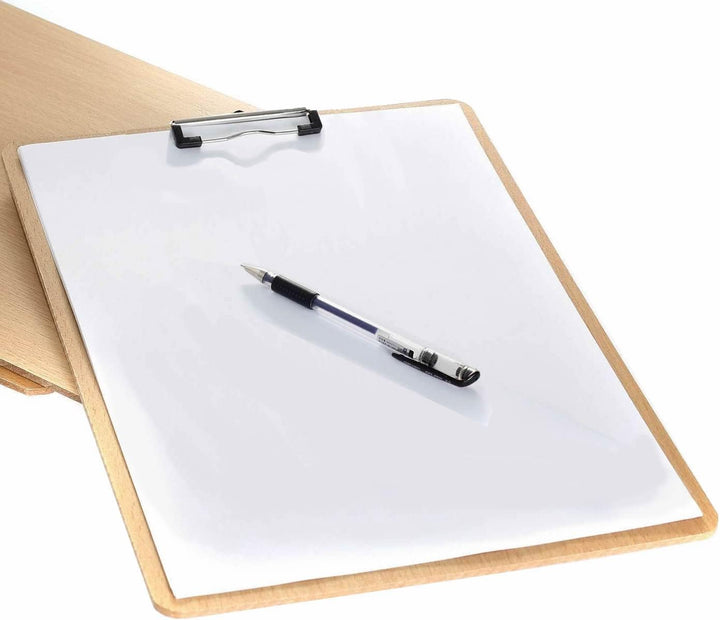 2er Klemmbrett A3 Hoch aus Hartholz extra dick 4mm, mit Aufhängeose, Gummierter Metalklemme, Skizzen