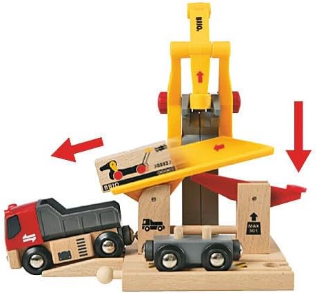 BRIO World 33097 Frachten Set Deluxe - Schienenset mit batteriebetriebener Frachtlok und Eisenbahn Z