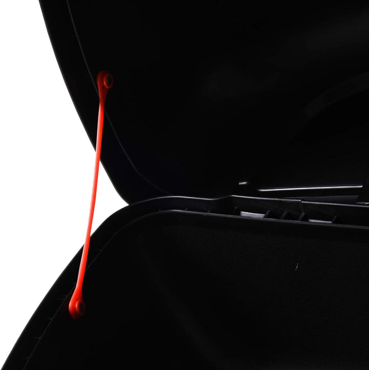 HOMCOM Motorradkoffer, Rollerkoffer für Motorräder, Roller, Mofas und Quads, 48 L Helmkoffer, Topcas