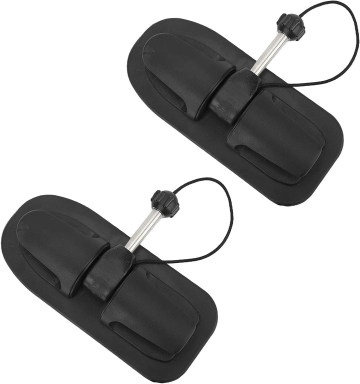 Aramox 1 Paar Ruderhalter Paddle Keeper Lock Support Schwarz Universal für Schlauchboot Kajak Kanu B