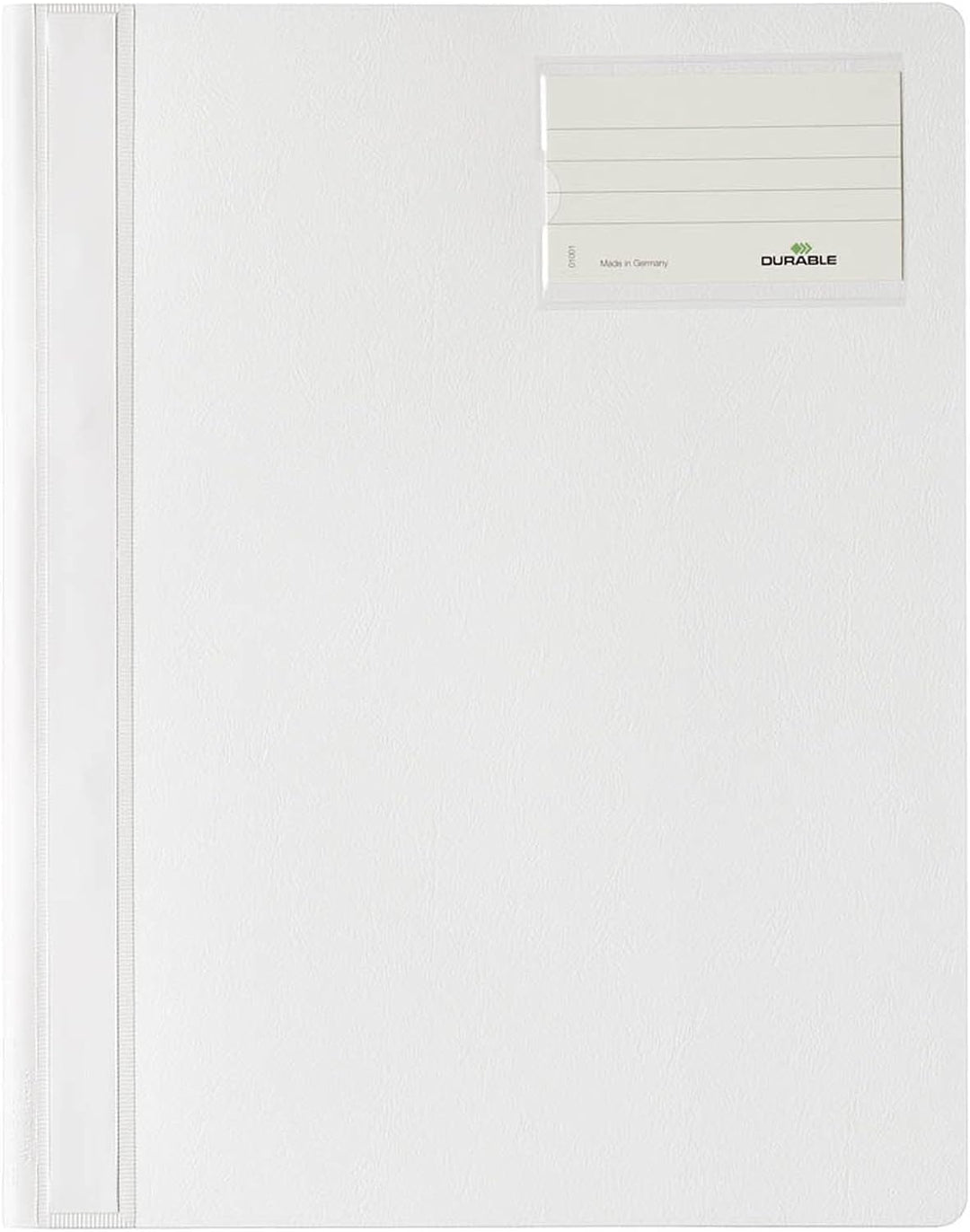 Durable Schnellhefter für A4 Überbreite, weiss, 25er Packung, 250002, weiss