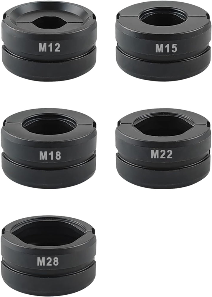 AMZCNC Pressbacke M12~M28 M-Kontur für 12mm,15mm,18mm,22mm,28mm, Pressbackeneinsatz passend für Hand