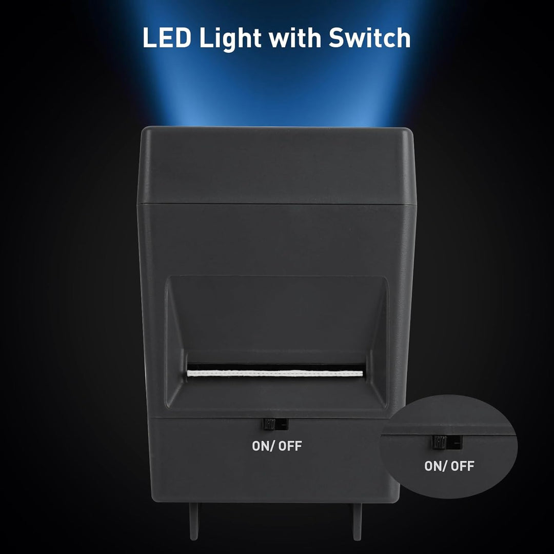 DGODRT LED-Diabetrachter für alte Dias, 35mm-Negative und Diaprojektoren, (2 x AAA-Batterien enthalt