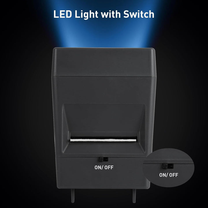 DGODRT LED-Diabetrachter für alte Dias, 35mm-Negative und Diaprojektoren, (2 x AAA-Batterien enthalt