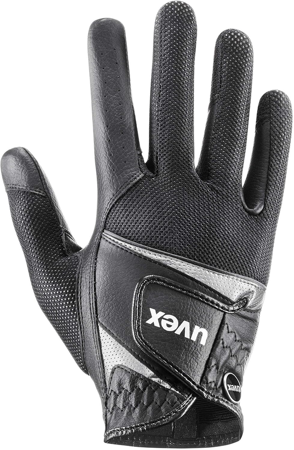 uvex Unisex – Erwachsene Sumair Reithandschuhe 7 black-silver, 7 black-silver
