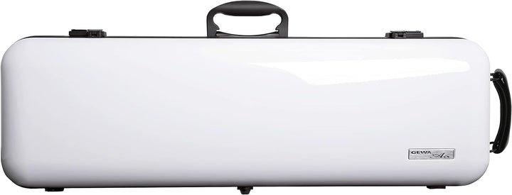 GEWA Violinkoffer AIR 2.1 weiss hochglanz, mit zusätzlichem Seitengriff, Made in Germany weiss mit z