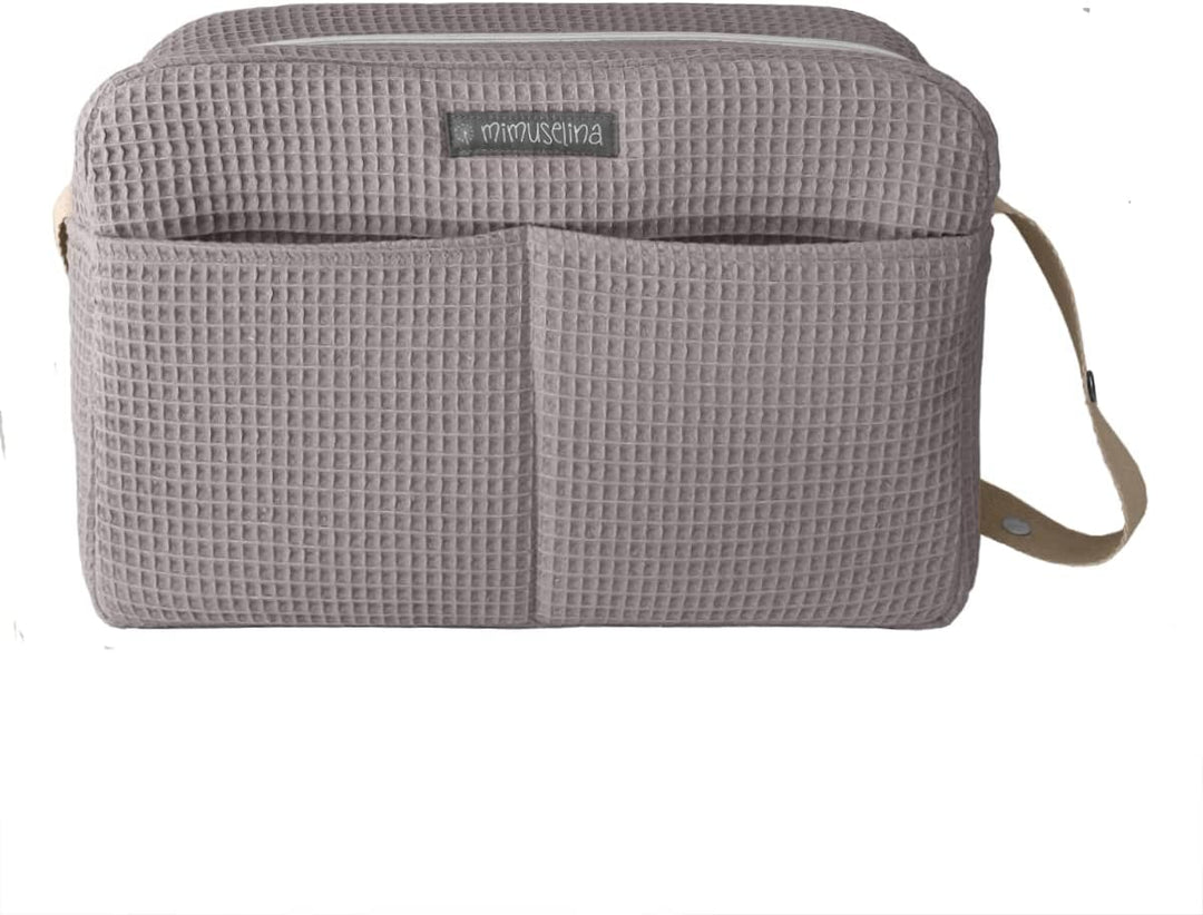 MIMUSELINA Kinderwagen Organizer mit grossem Fassungsvermögen Kinderwagentasche mit + 7 Fächern - Wi