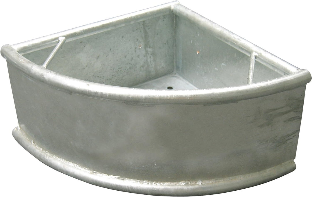Kerbl 32482 Dreiecktrog, Schwere Ausführung, Feuerverzinkt, 1 Stück (1er Pack)