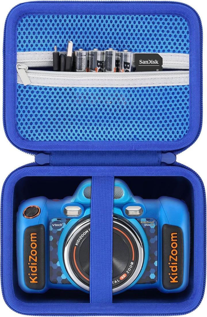 co2CREA Hart Reise Schutz Hülle Etui Tasche für VTech KidiZoom Duo FX Kinderkamera,Nur Tasche, Für V