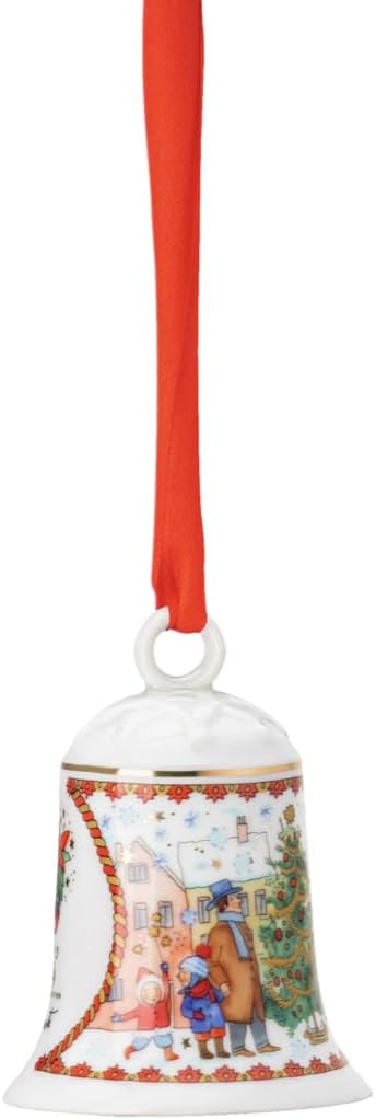 Hutschenreuther Porzellanglocke Weihnachtsglocke 23 Porzellanglocke