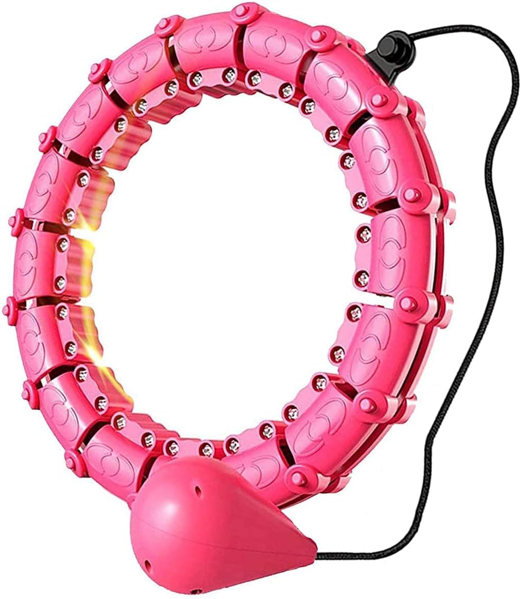 Cretee Will Not Fall Hula Hoop Verstellbarer Hot Waist Worker für Erwachsene Hula Hoops (Taille 55-1