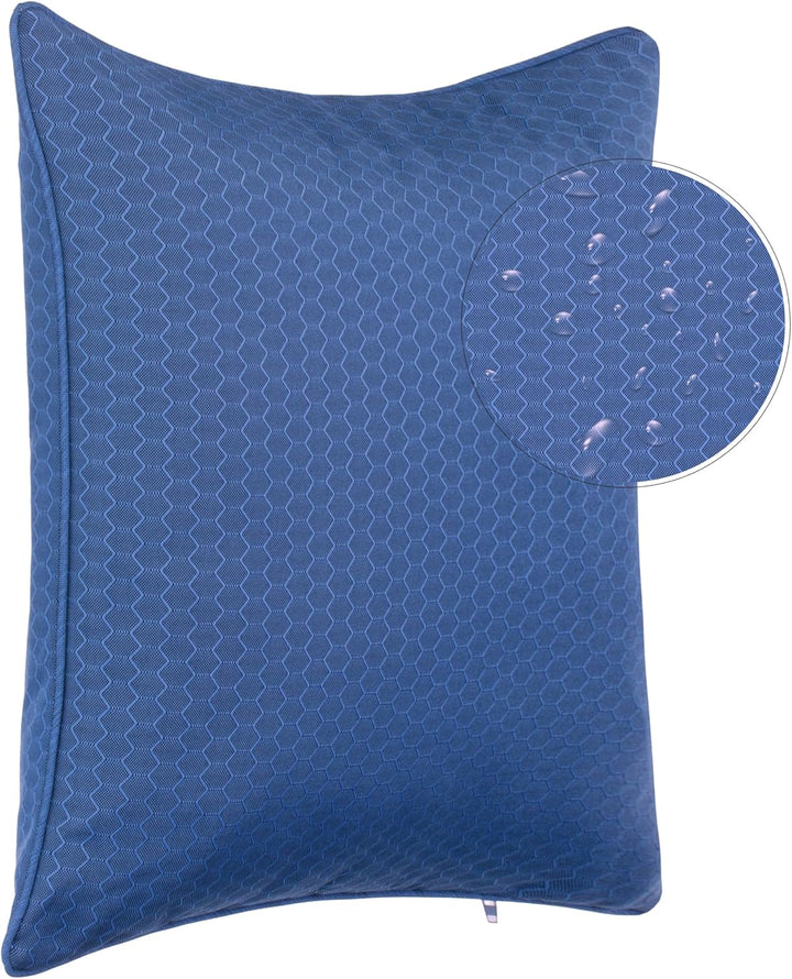 Brandsseller Outdoor Garten Kissen Dekokissen Wabenoptik Schmutz- und Wasserabweisend mit Reissversc