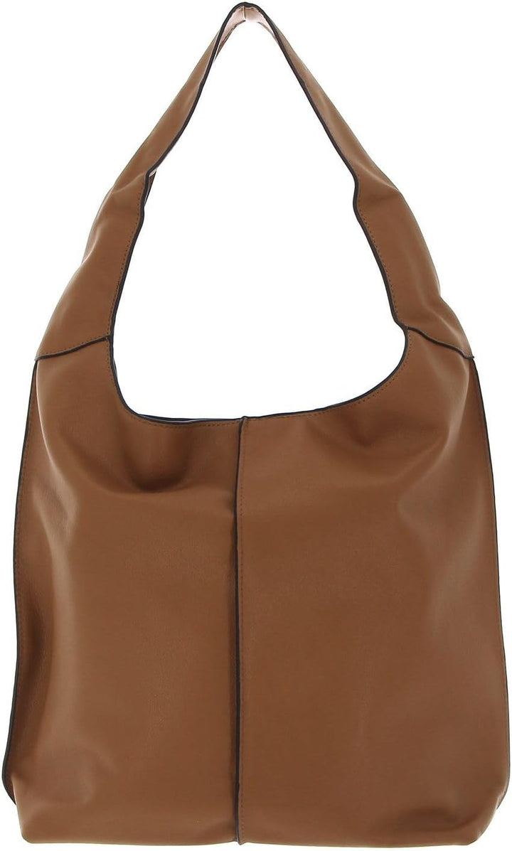 FREDsBRUDER Damen Tasche Schultertasche Shopper Umhängetasche Schultertasche Logoschriftzug Glattled