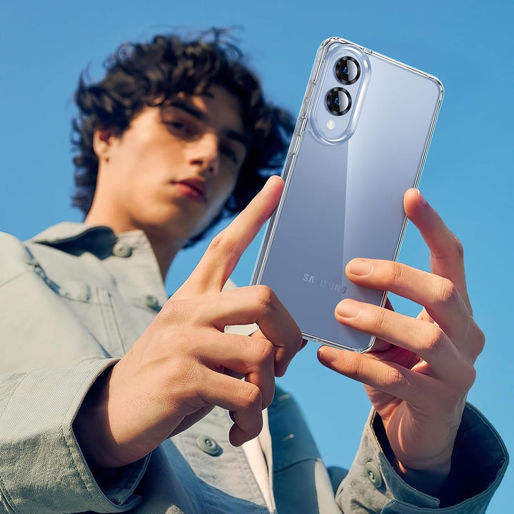 UniqueMe für Samsung Galaxy S25 Edge Hülle - Handyhülle für Samsung S25 Edge Case, 5 in 1 Set Rundum