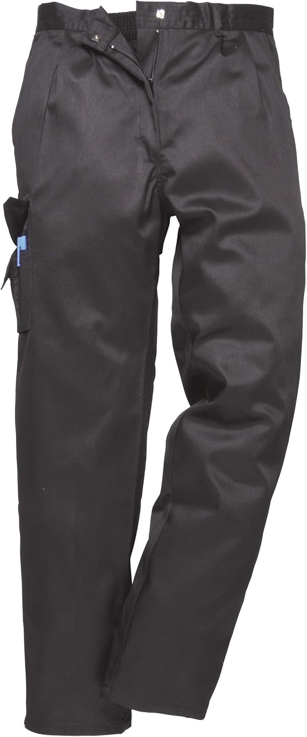 Portwest COMBAT DAMEN BUNDHOSE, Grösse: S, Farbe: Schwarz, C099BKRS S Schwarz, S Schwarz