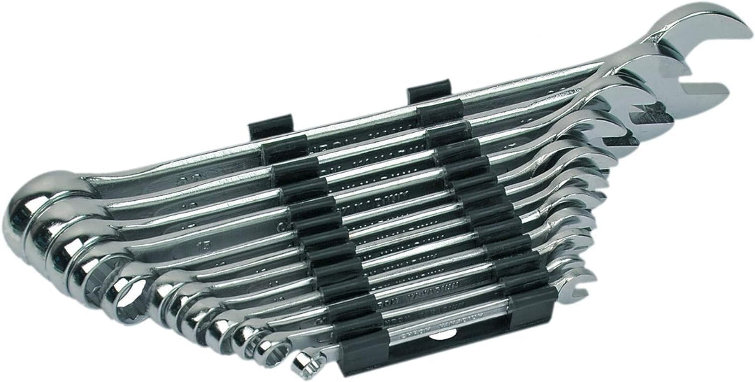 Brüder Mannesmann M29075 Alu-Werkzeugkoffer bestückt, 108-tlg & M19652 Gabelringschl DIN 3113 Satz,