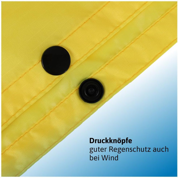Dönges 4-in-1 Regenponcho mit Ärmeln in 4 Farben | Atmungsaktiv, Wasserdicht & Vielseitig mit Brustt