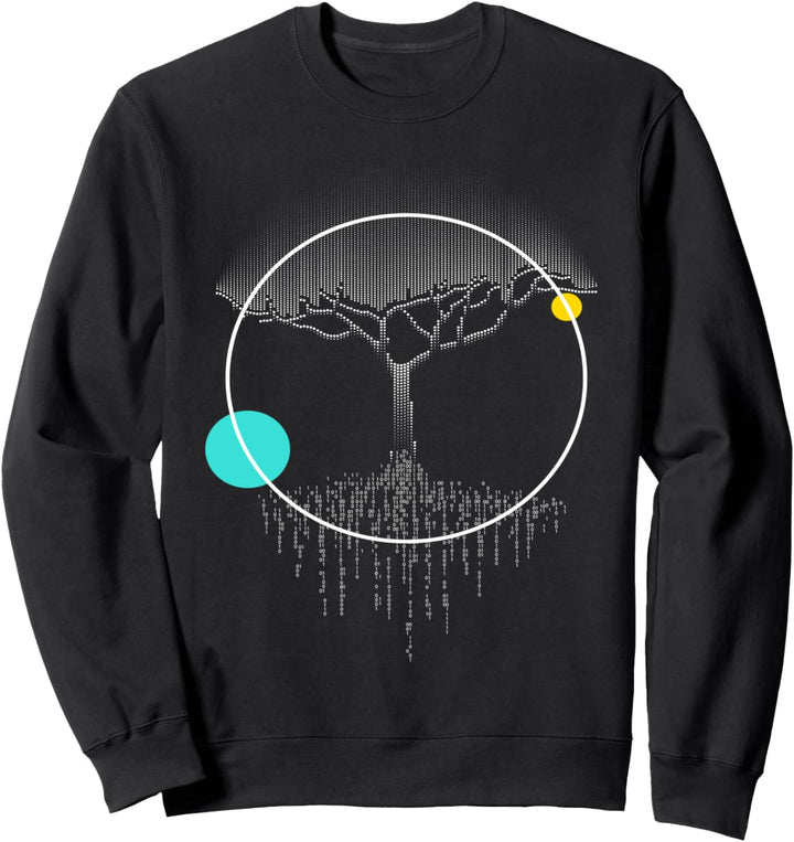 Computer Binary Tree Hacker Code Coder Hack Programmierer Sweatshirt