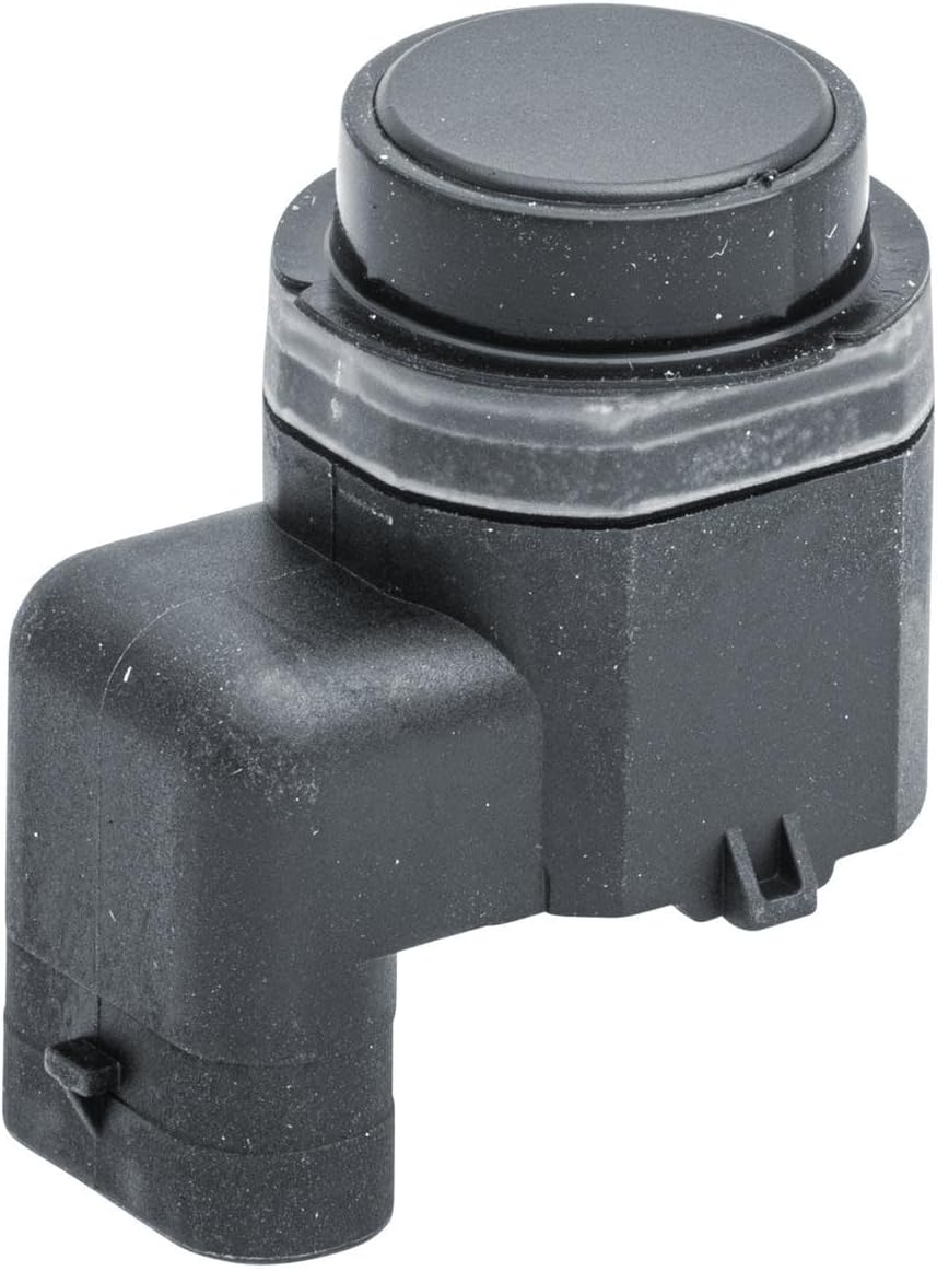 HELLA 6PX 358 141-281 Sensor, Einparkhilfe - gewinkelt - 3-polig - gesteckt - lackierbar - mit Befes