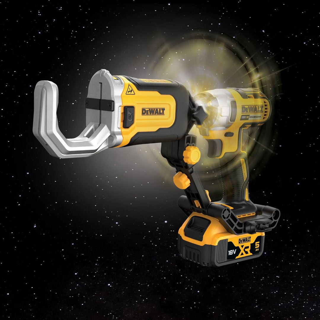 DeWALT Rohrschneidvorsatz DT20560-QZ Schnittkapazität bis 50mm PE Rohre Schneidwerkzeug schlagfest