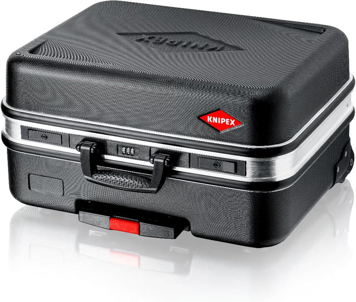 KNIPEX Werkzeugkoffer "BIG Basic Move", leer, mit Rollen, Teleskopgriff, 54 Steckmöglichkeiten, 33 l