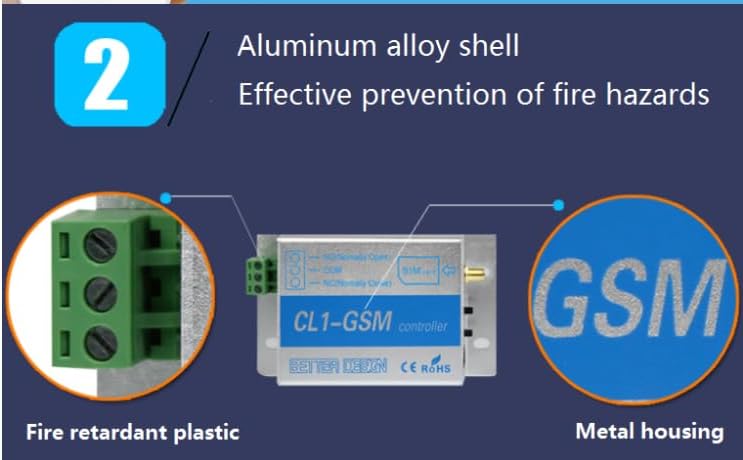 Drahtlose Fernbedienung GSM SMS Smart Home Sicherheitssystem Schalter CL1-GSM Gate Türöffner Operato