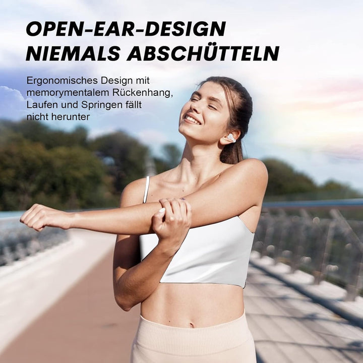Open Ear Kopfhörer Bluetooth kabellos drahtloses Ohrclip-Bluetooth-Headset Ear Clip Luftleitung Knoc