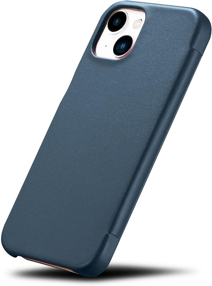 Mobiskin Hülle kompatibel mit Apple iPhone 13 Mini (5,4 Zoll), Handyhülle mit echtem Leder, Case, Sc