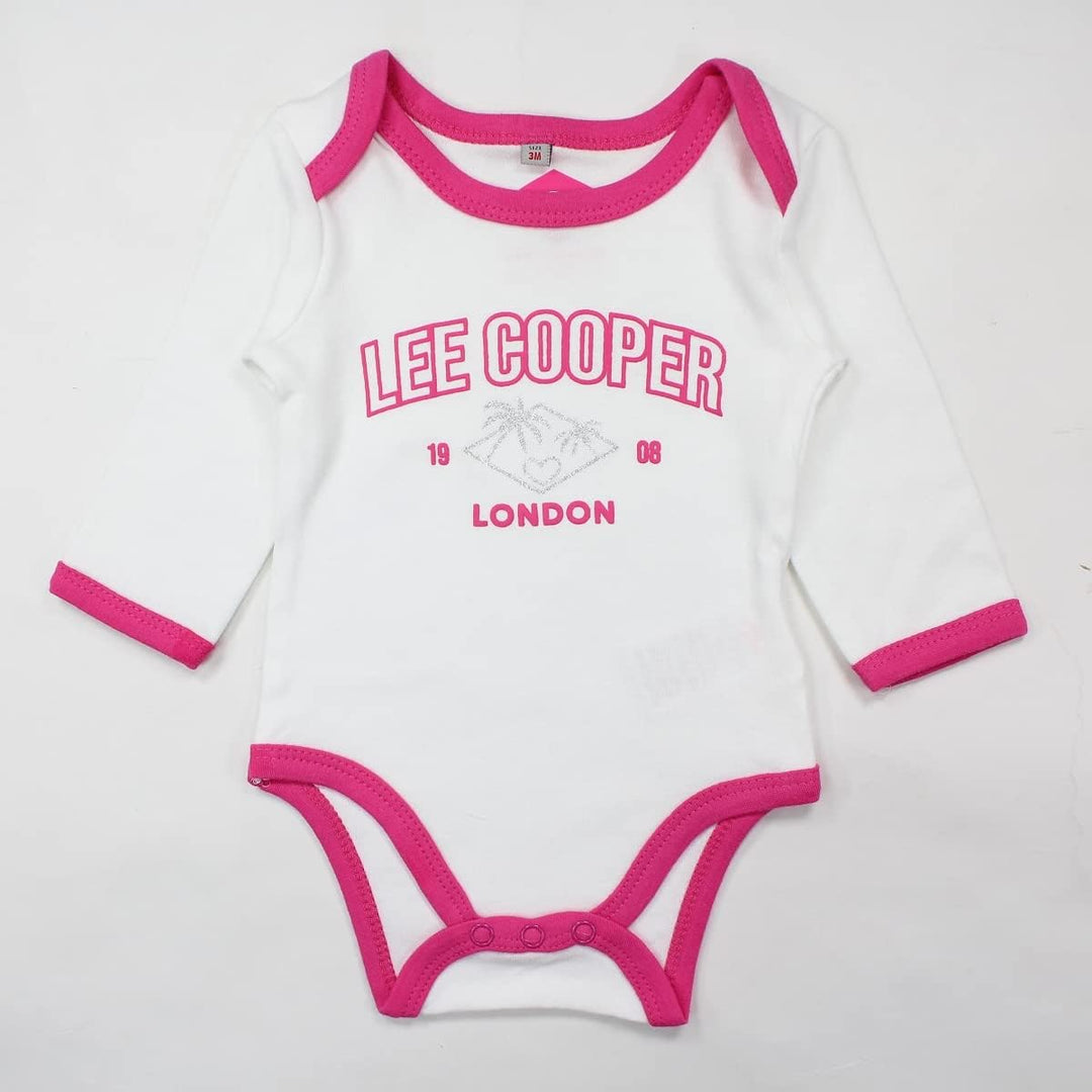 Lee Cooper Baby-Mädchen BODYSET 1 FUSHIA, 1 FUSHIA