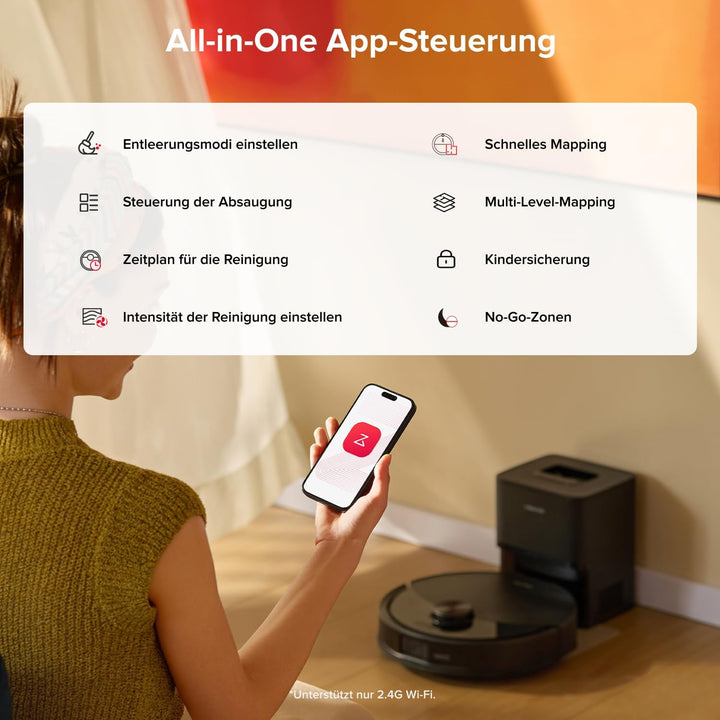 roborock Q10 S5+ Set Saugroboter mit Wischfunktion, 10.000 Pa HyperForce Saugkraft, Dual Anti-Tangle