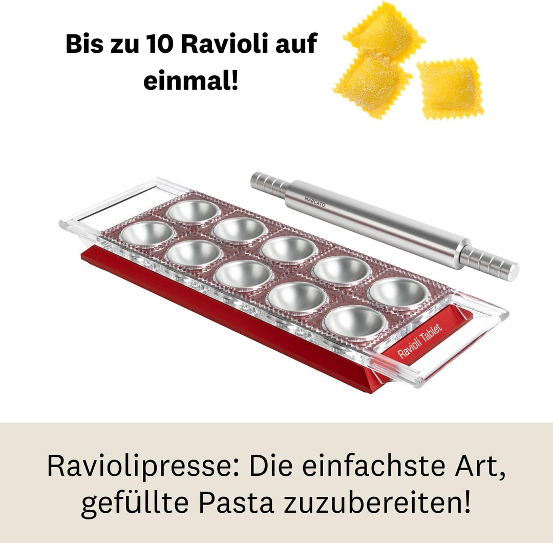 Marcato Ravioli Tablet Rot - Ravioliform, Rot