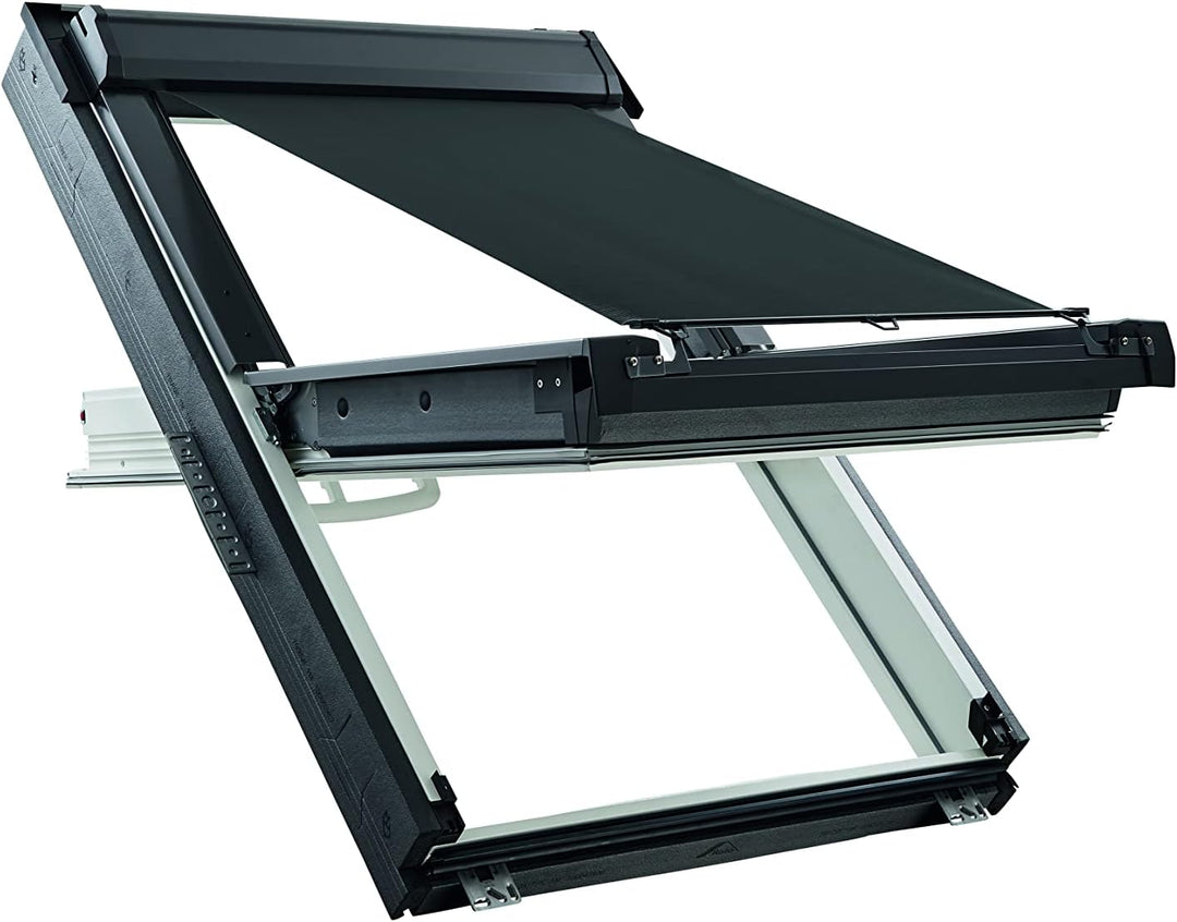 Original Roto Aussenrollo Screen ZAR Aussenmarkise Sonnenschutz & Hitzeschutz Bei offenem Fenster vo