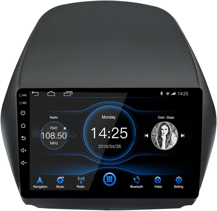 EZoneTronics Android 10.1 für Hyundai Tucson IX35 2011-2015 Autoradio Stereo Head Unit 10 Zoll Touch