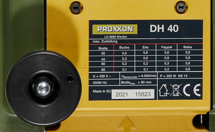 Proxxon 27040 Dickenhobel DH 40