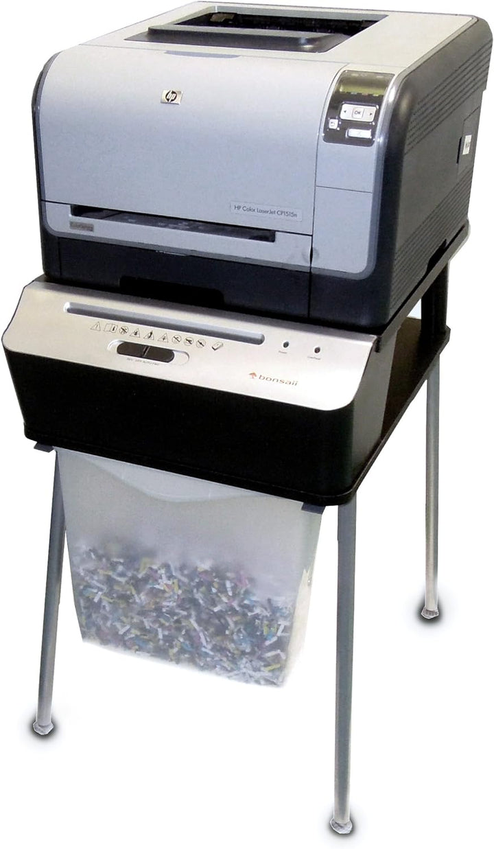 Bonsaii 510909 Doc Shred Fit | Druckertisch Aktenvernichter |Partikelschnitt | 7 Blatt |10 Liter | 4
