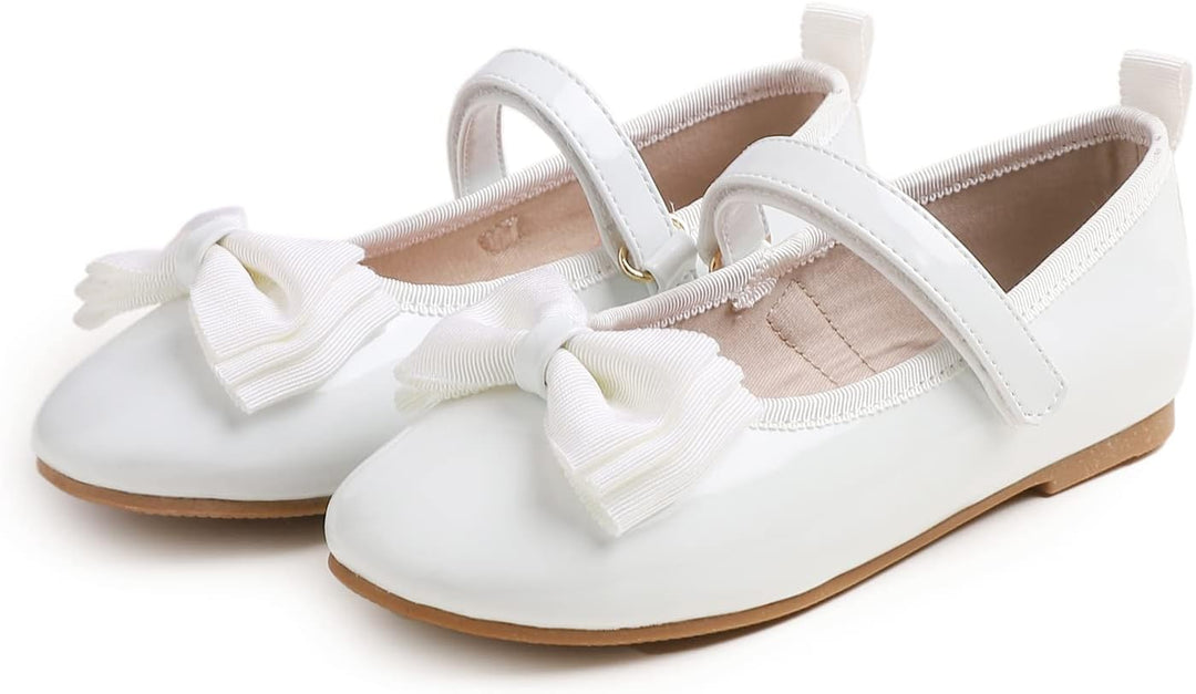 Feversole Bailarinas Niña de Vestir - Zapatos Cómodos para Ceremonias - Ballet Flats 29 EU Fliege We