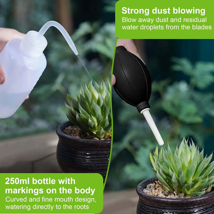 Lunaanda Gartenwerkzeug Set, 13 Stück Mini Pflanzen Werkzeug Set und Faltbare Pflanzmatte 100x100cm