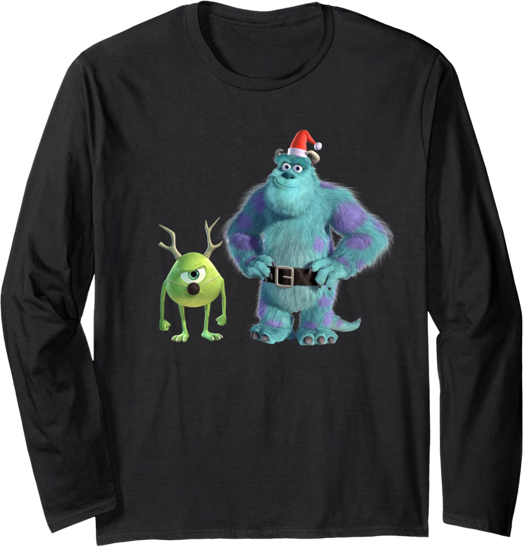 Disney PIXAR Monsters, Inc. Mike and Sulley Holiday Langarmshirt