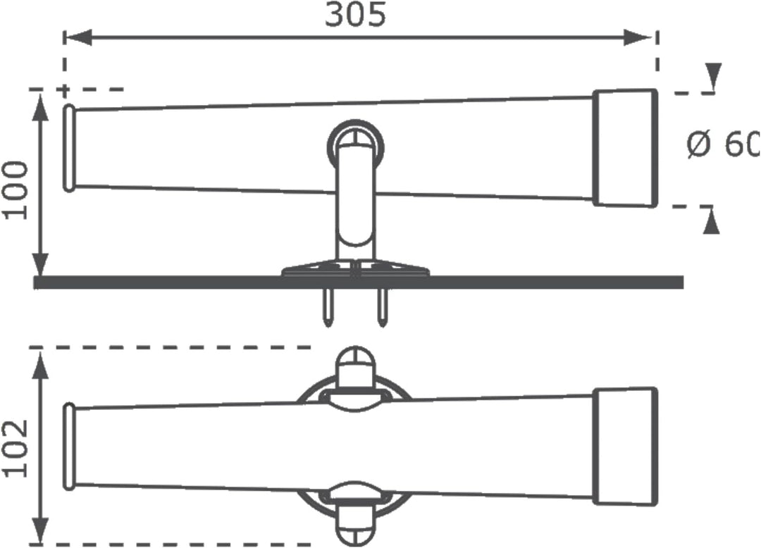 Loggyland Teleskop Fernrohr für Spieltürme, (blau/gelb), Blau/Gelb