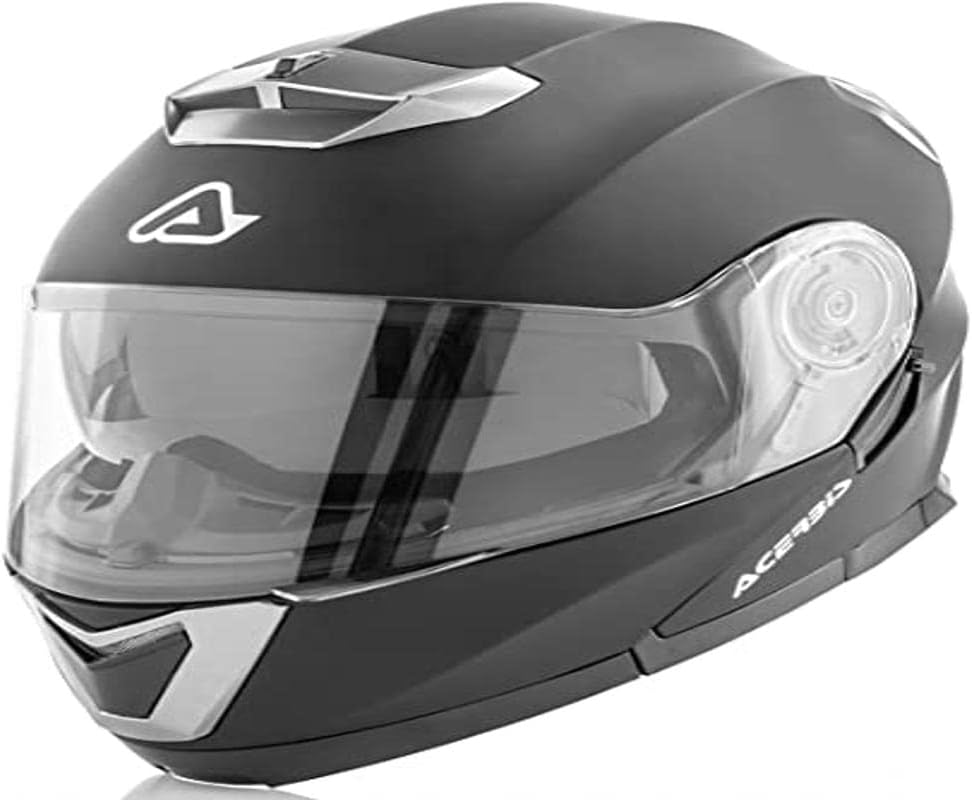 Acerbis Herren Serel Modural Helm, Schwarz, M